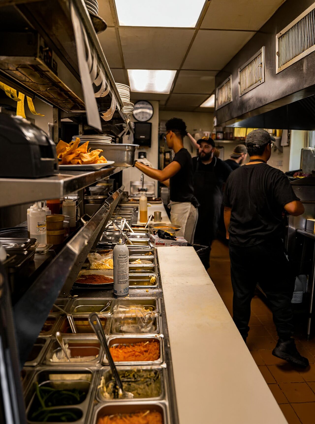 The Prime 225 kitchen line during service